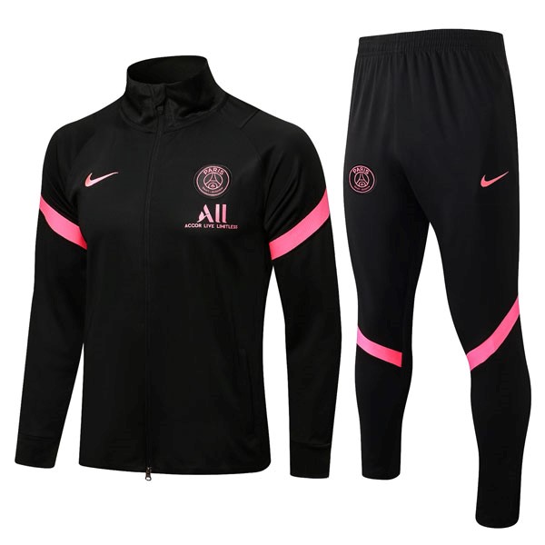 Trainingsanzug Paris Saint Germain 2022 Schwarz Pink